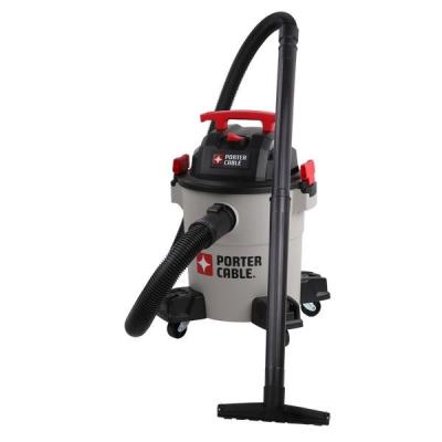 Upright 6 Gallon Commercial Wet Dry Vacuum Cleaner 4.0 HP Poly Material