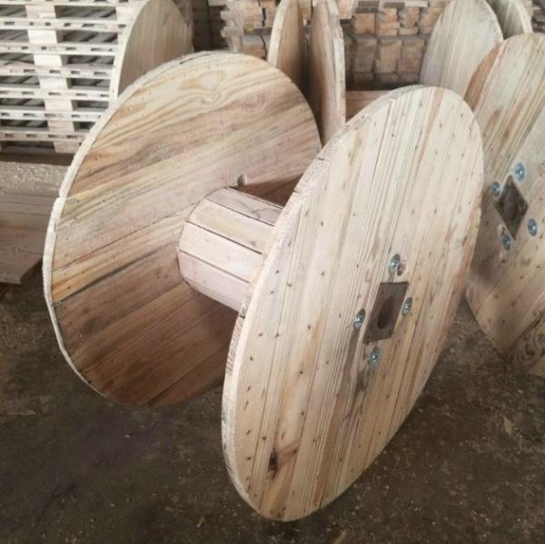 Oak Walnut Empty Wooden Cable Drum Pine  Large Wooden Electrical Spools