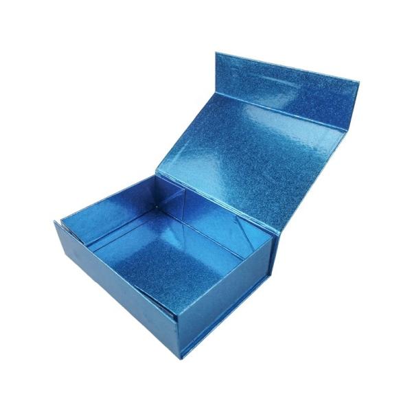 Customized Logo Cardboard Packaging Box Glossy Finish Flip Gift Box for Tea
