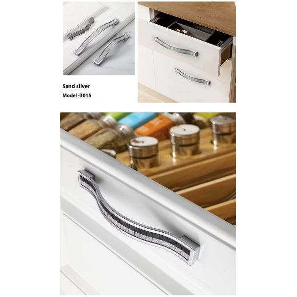 Wholesale Zinc Alloy Furniture Handle Easy Install for Cupboard Closet Drawer & Door-for Bedroom Wardrobes Dressers & Cabinets