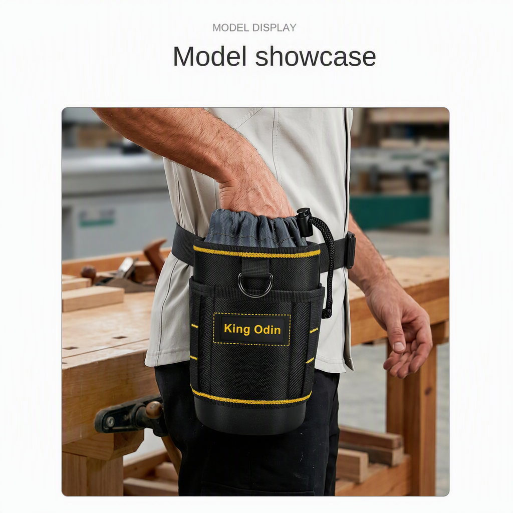 Reinforced  Portable Hardware Storage Thats Sturdy and Durable Tool Pouch