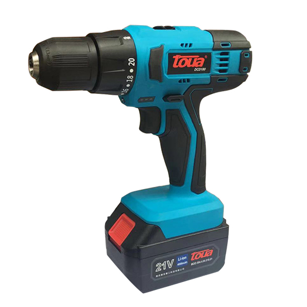 Toua Cordless DCD 180 4000mAh 21V Hand Impact Drill Industrial Grade Power Hand Drill