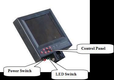 Portable Under Vehicle Surveillance System 5.6 LCD Screen With Lights Visible 155cm Length