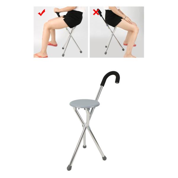 Wholesale Folding Walking Sticks With Seat For Elderly Cane With Chair