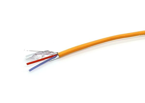 Baixo fogo do alarme do fumo FRLS - o cabo resistente 2C 0.5MM2 protegeu o fio elétrico
