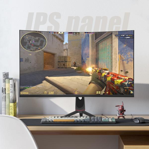 1500R Curve Rate 32 Inch Gaming Monitor 3440x1440 With RGB Lighting Height Adjustable