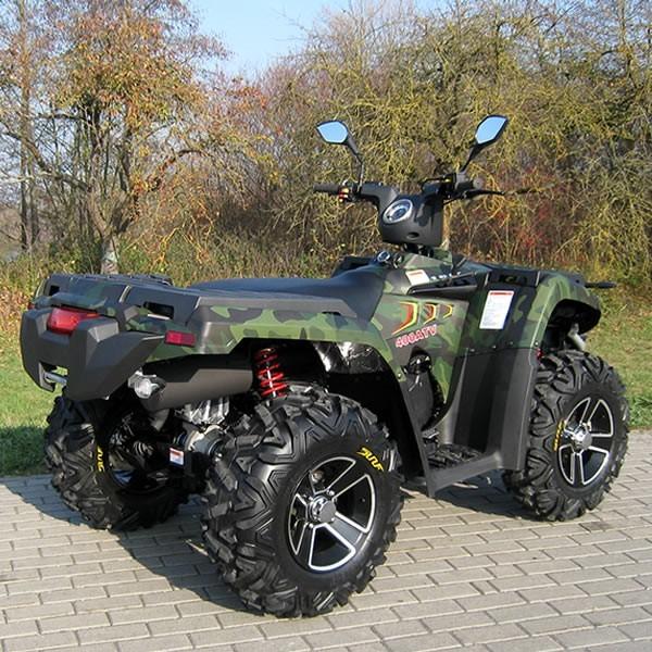 Oil Cooled 400cc Four Wheel Atv Double / Single A - Arm With Aluminum Rim Electric Shift