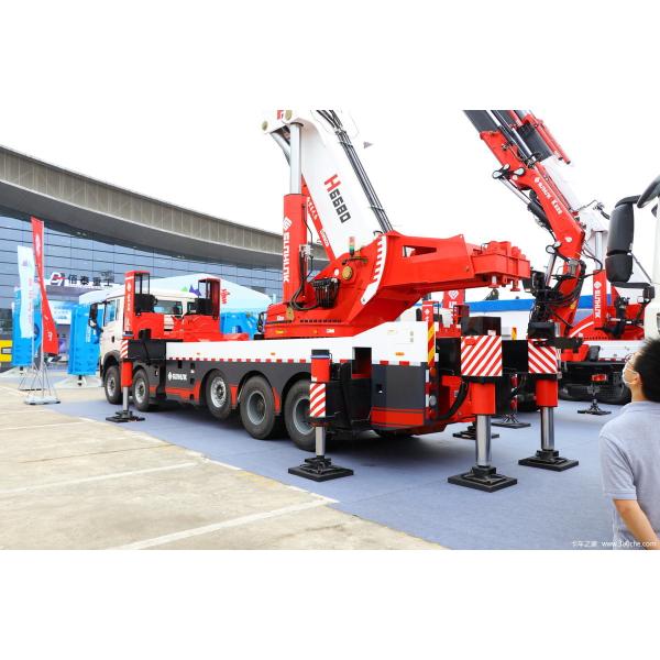 100 тонн грузовик монтированный кран Howo 10 * 4 шасси 440 л.с.