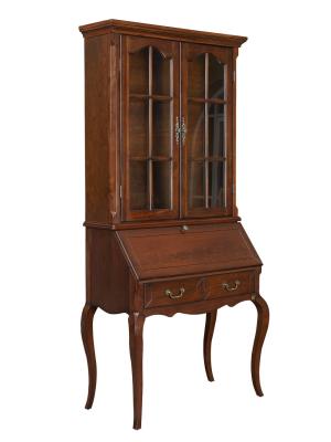 Rubber Wood Casegood Furniture Lobby console table Decoration cabinets Gate Man Reception service station Mirror stand