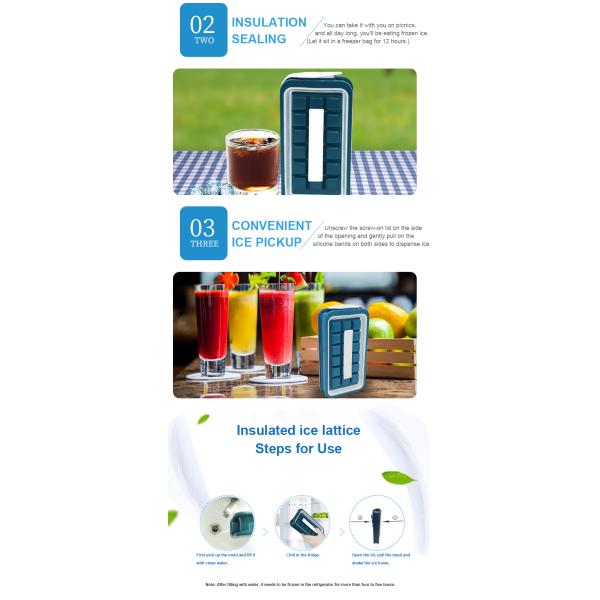 портативный складный создатель шарика льда силикона 259g