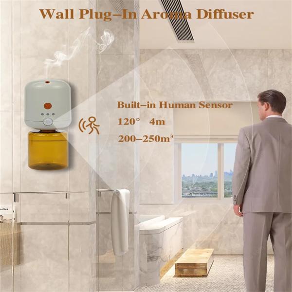 100-240V Portable Fragrance Diffuser Wall Plug Aromatherapy Diffuser 130ml
