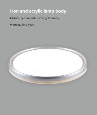 Tri Color LED Ceiling Light 48W Round Ceiling Lights For Living Room