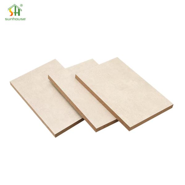 Veneer Melamine MDF Melamine MDF Board for Interior Exterior Decoration Use