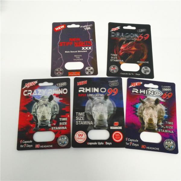 Hardware Usage Blister Card Packaging Go RHINO Hole Capsule Container Recycled Paper