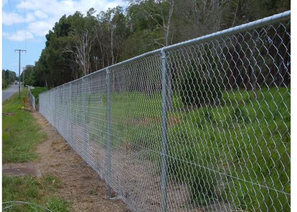 Durable Galvanized PVC Coated Chain link mesh Wire Netting Fencing Security fencing