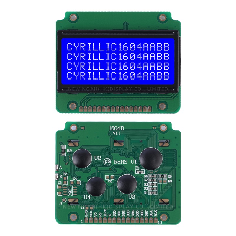 Cyrillic Blue Film White Letters 1604B Character IPC ST7066U Multi Character Library Stable Supply Of Goods