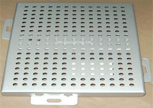 Silver 2440mm Decorative Aluminum Sheet Panels Rustproof Non Combustible