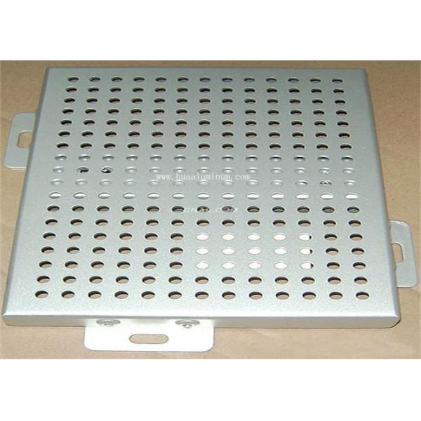 Silver 2440mm Decorative Aluminum Sheet Panels Rustproof Non Combustible