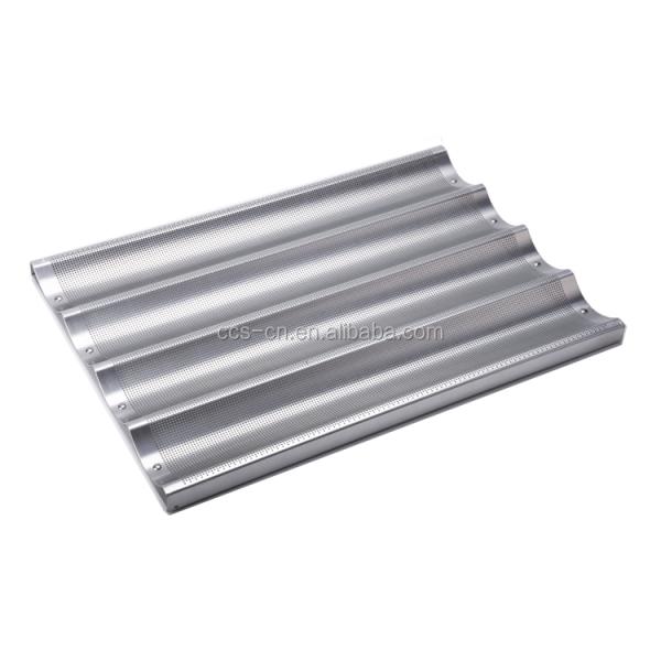 торговое 4/5/6 пекарни сщелистые алюминиевые перфорированный французский хлеб металлическая пекарня пекарня оборудование багет пекарня поднос