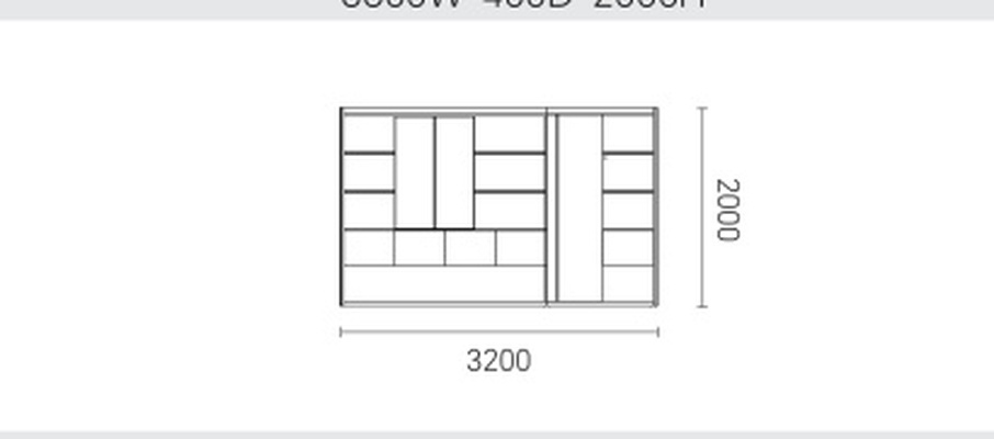 LIMITLESS File Cabinet LJ-KBWJ32-File Cabinets