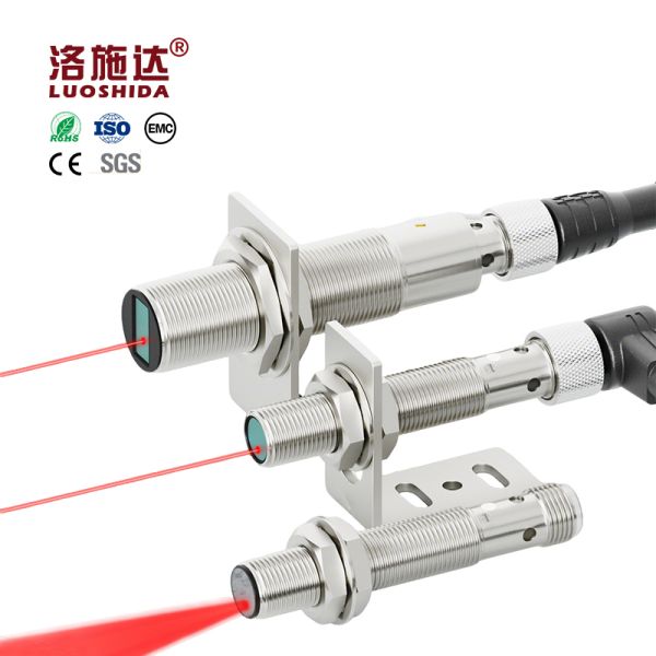 M12 M18 200mm 500mm PNP/NPN NO 3wire 4 wire laser sensor photoelectric proximity sensor