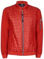 Knitted / Woven Mens Stand Collar Jacket With Waterproof CF Zipper