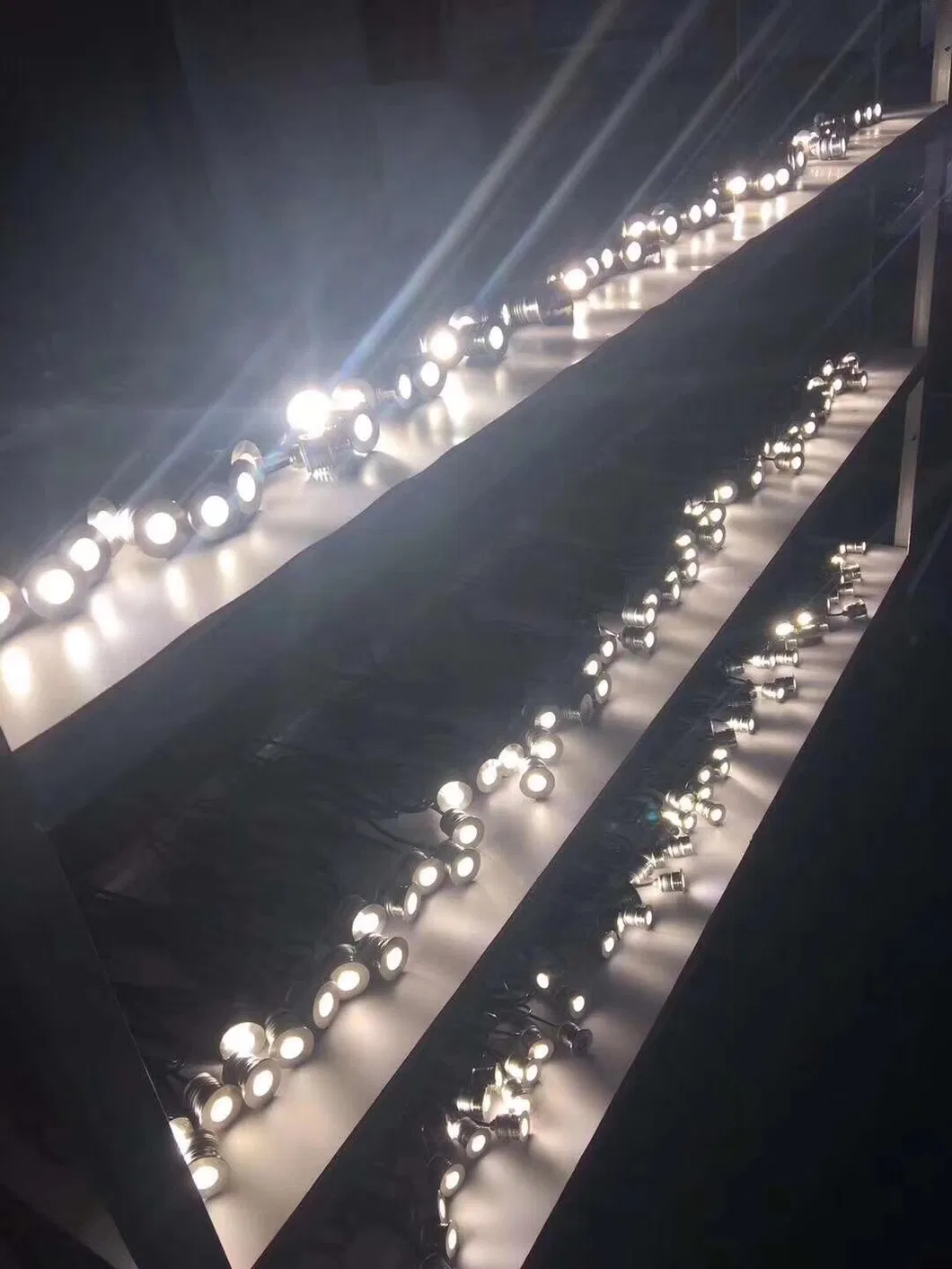 LED Step Light IP67 1W Silvery 95lm/W Trottoir Road Garden Walkway Stair Pathway