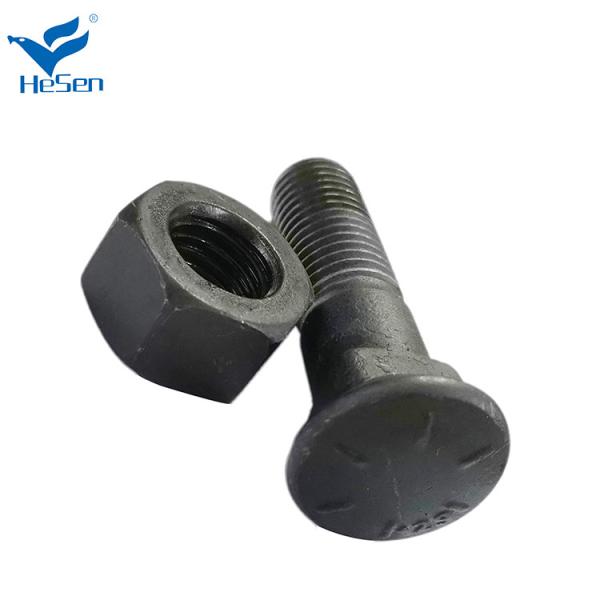 Plow Alloy Steel Bolt Blade Bolt And Nut 4F7827 2J3506 19MMX57MM