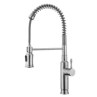 O Pulldown alto da mangueira flexível do torneira da cozinha da bobina da mola do arco bate HOMEKA