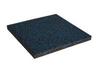 500x500x40 mm carreaux de sol en caoutchouc pour gymnase plancher de levage de poids rouge / jaune