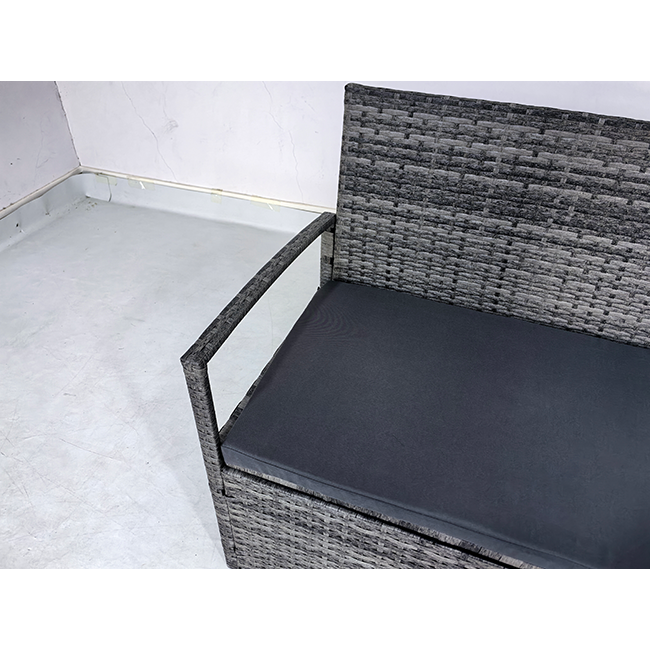 Garden Leisure Storage Waterproof Polyester loveseat Rattan Bench