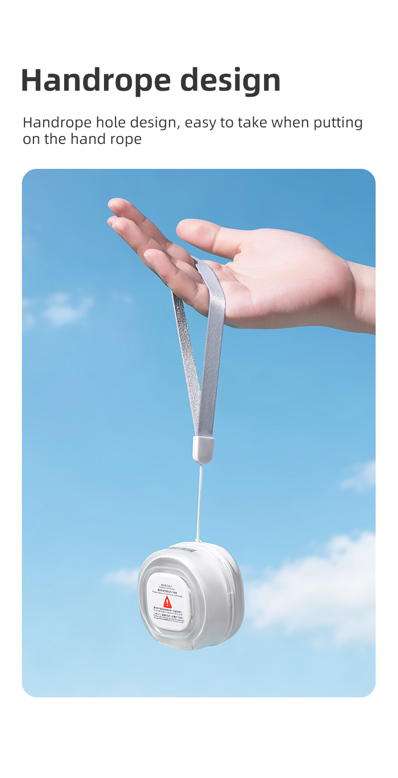 USB Rechargeable Mini Cooling Dual Design Clip On Bag & Wearable Neck Hanging Fan Factory OEM ODM Portable Clip Fan