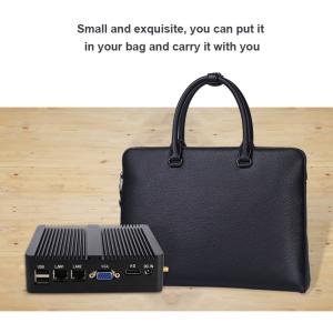 Bolso pequeno Intel Mini Pc Computer PC industrial portátil Fanless do OEM J4125