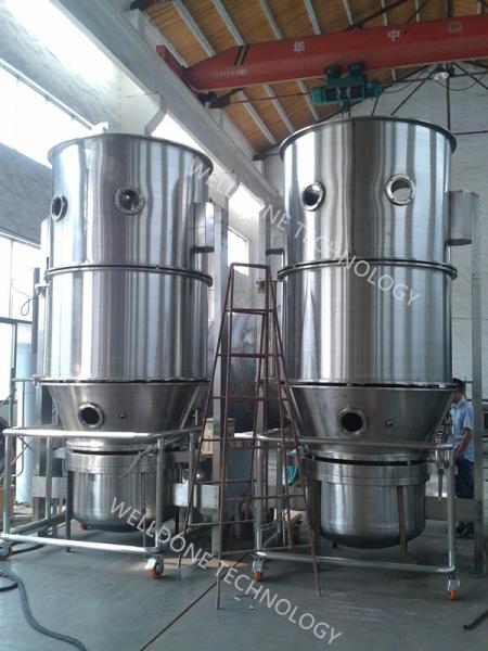200kg secador da cama de líquido da máquina do Fbd Pharma em farmacêutico