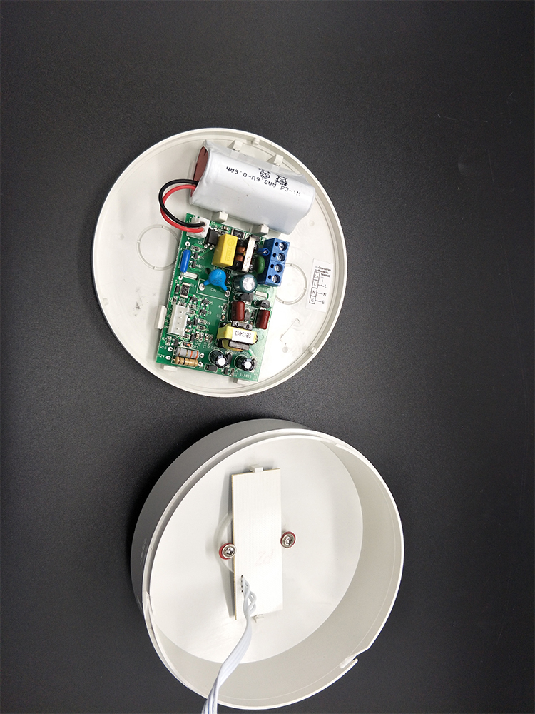 IP20 SMD LED Round Rechargeable Emergency Light with 3 Hours Operation