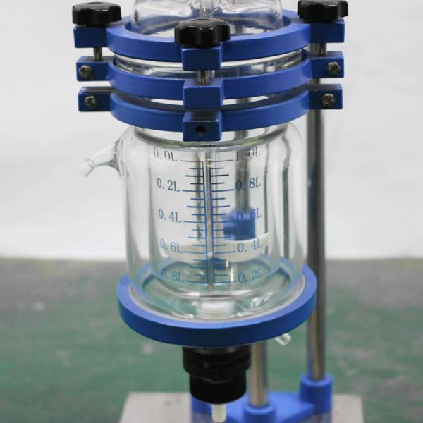 304 Stainless Steel Lab Glass Reactor with Single Layer Design and 0.098MPa Vacuum Degree