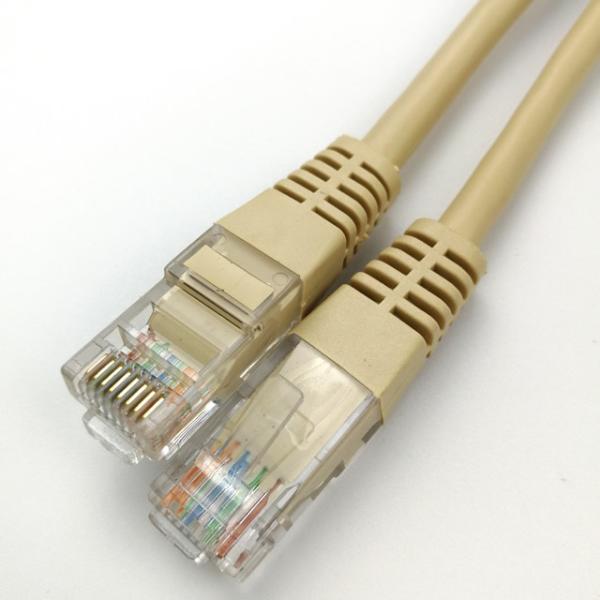 UTP Cat5e Rj45 к желтому цвету кабеля гибкого провода локальных сетей сети RJ45