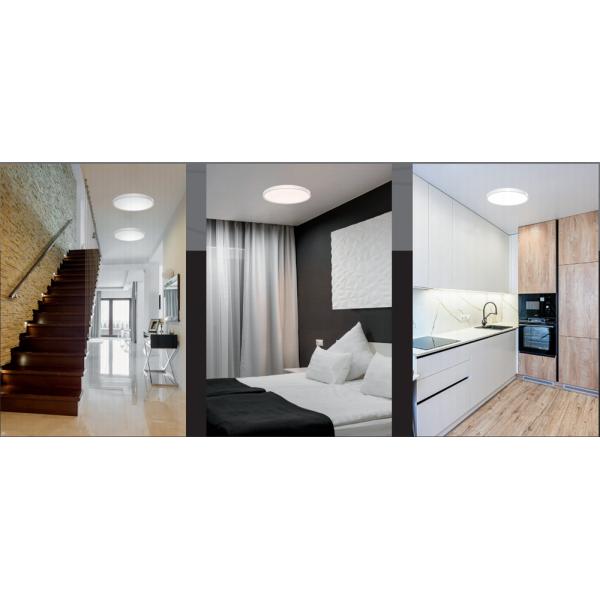 Safety Led Ceiling Light Fixture 16 Inch 20 Watt Adjustable For 5CCT