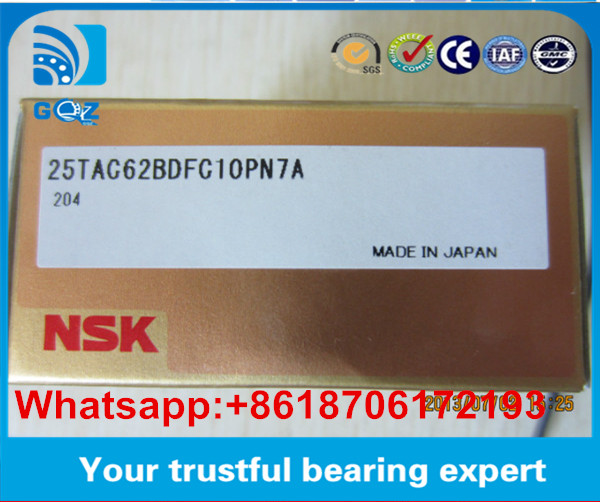 NSK 30TAC62BDBC10PN7A Шаровой винтовой опорный шаровой подшипник Угловой контактный шаровый подшипник