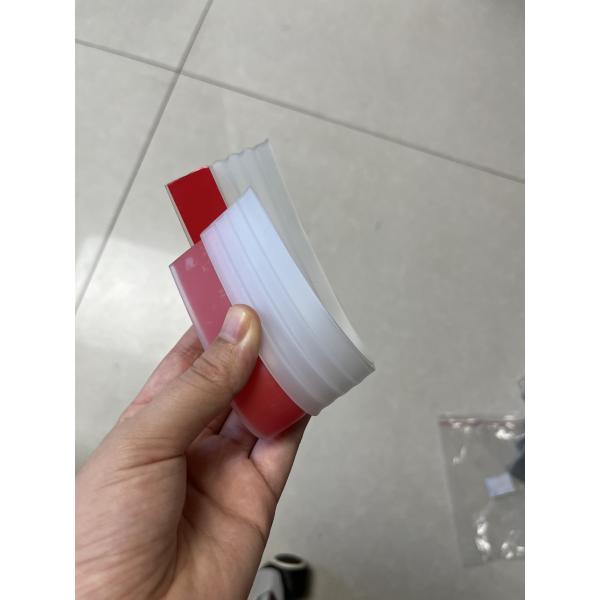 Brown TPE Door Draft Stopper for Under Door Bottom Seal Strip Home Weather Stripping