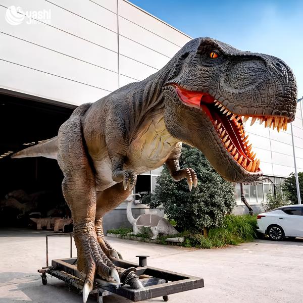 Realistic Dinosaur Sculpture Animated Model for Outdoor Exhibitions and Parades