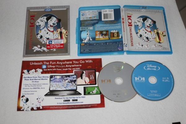 kids Blue ray 101 Dalmatians cartoon disney dvd Movies for children Blu-ray movies
