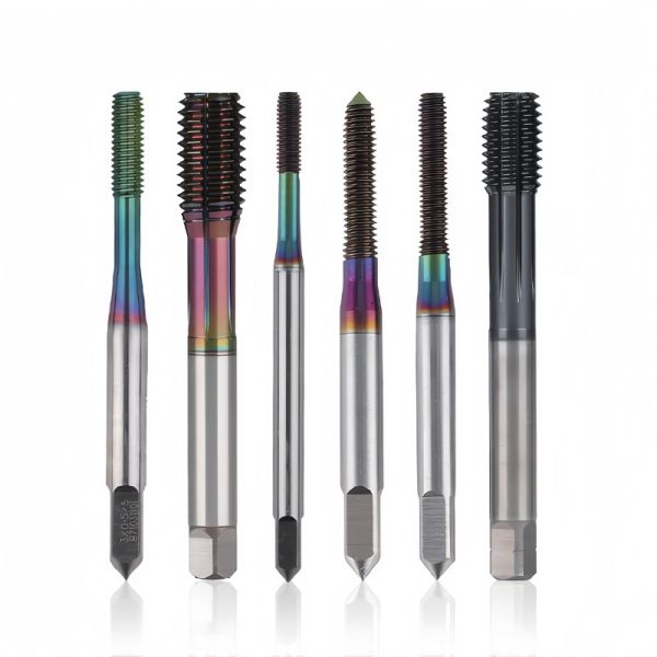 Nano Rainbow HSS Machine Taps TiAlN Coated M12 1.25 Tap UNC UNF