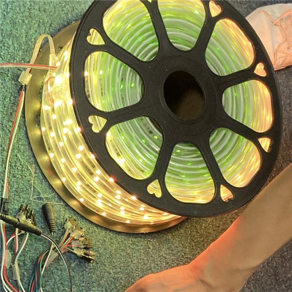 50м катушка 24в низкое напряжение подсветка гибкая световая лента 5050 smd rgb подсветка водонепроницаемая пиксельная лента