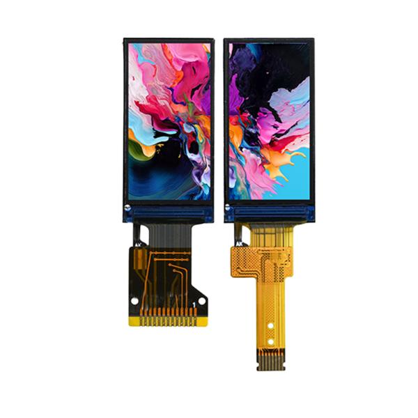 1.05 inches, driven by GC9A01, a TFT display with a resolution of 128X240 IPS LCD screen, available in plug-in or soldered types