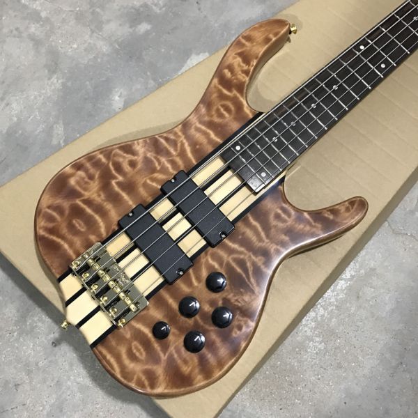 2018 new style high quality custom 5 string bass guitar, Rosewood fingerboard