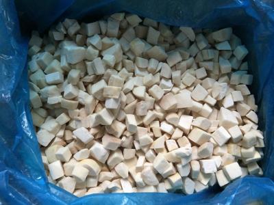 2*2cm IQF Mushrooms , Frozen Cultivated Pleurotus Eryngii Quarter Cut