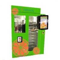 Juice Vending Machine With Self alaranjado recentemente espremido limpo