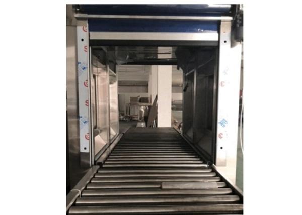 380V 50Hz Goods Cleanroom Air Shower With Roller Conveyor Dusting Tunnel