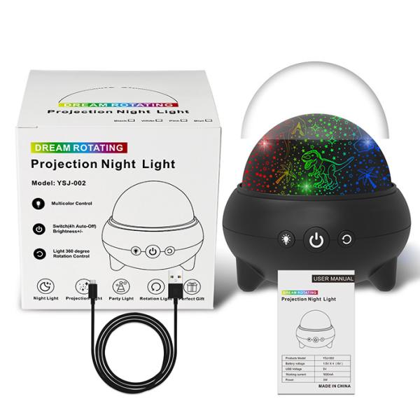 ABS PVC Dinosaur Light Projector , Multiscene Animal Star Night Light Projector